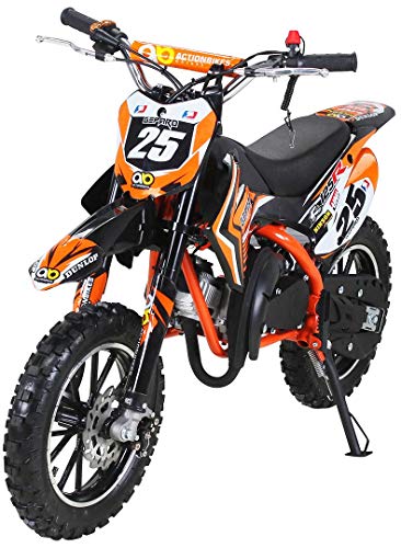 Actionbikes Motors Mini Kinder Crossbike Gepard 49 cc - Scheibenbremsen -...