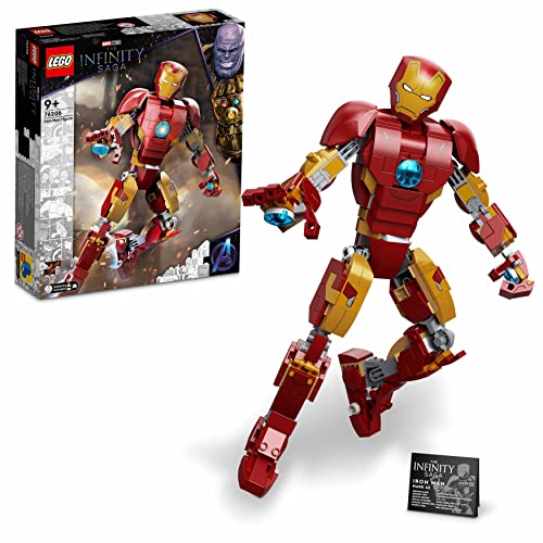 LEGO 76206 Marvel Iron Man Figur, Spielzeug- und Deko-Modell zum Sammeln und...