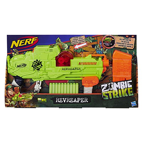 NERF Zombie Strike Revreaper, Spielzeugblaster mit sichtbarem...