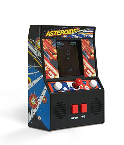 Basic Fun 09542 Classics Mini-Arcade-Spiel im Retro-Stil, Schwarz