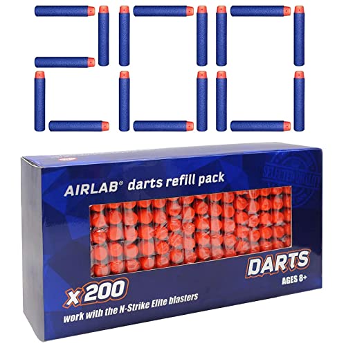 Airlab 200 Pfeile Darts für Nerf Zubehör, Darts für N-Strike Elite Series,...