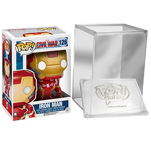 Funko Pop: Marvel Captain America 3 Civil War - Iron Man + FUNKO PROTECTIVE CASE