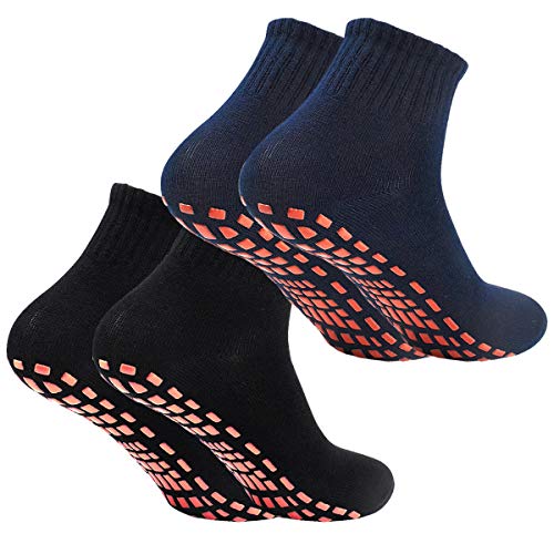 2Paar Anti-Rutsch-Socken Yoga Socken Rutschsocken Stopppersocken ABS Socken für...