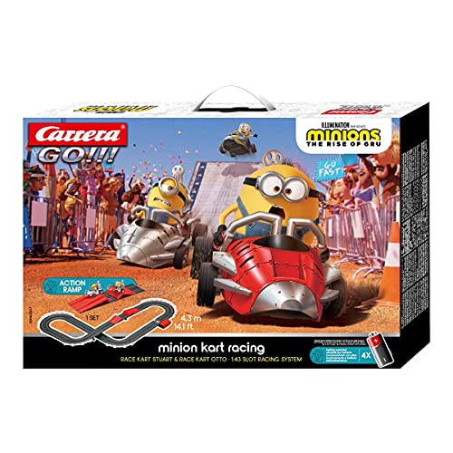 Carrera 20063507 GO!!! Minion Kart Racing Rennstrecken-Set | 4,3m elektrische...