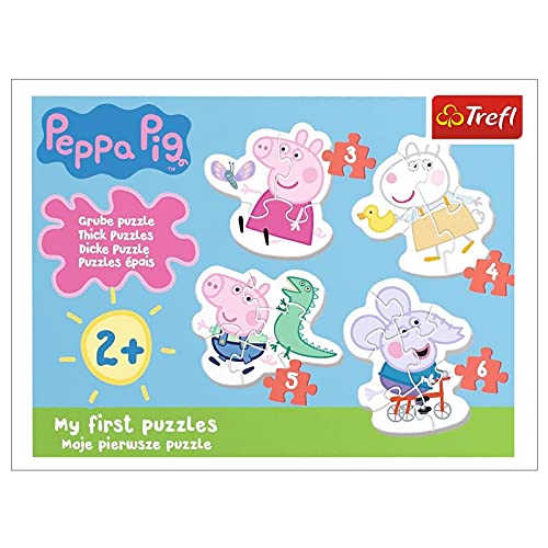 Trefl TR36086 Die reizende Wutz, Peppa Pig 3 bis 6 Teilen, 4 Sets, Baby Classic,...