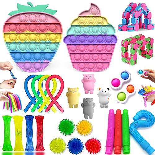 Fidget Toy, Simple Fidget Toy Anti Stress Spielzeug Set, Fidget Toy Set Box für...