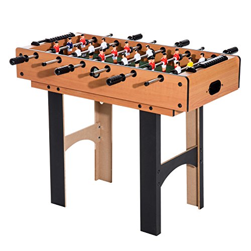 HOMCOM 4 in 1 Multi Spieltisch Tischkicker Tischfussball Kicker Hockey Billard...