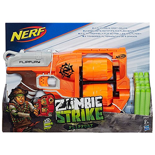 Hasbro Nerf A9603EU4 - Zombie Strike FlipFury, Spielzeugblaster