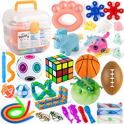 Tigerhu Fidget Toys Set Box, Simple Fidget Toy Anti Stress Spielzeug Set, Anti...