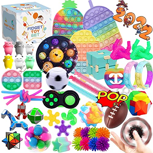 Sensory Toys Set Fidget Toys Pack, Stressabbau & Angstlinderung Handspielzeug...