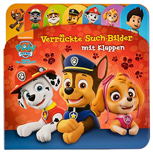 PAW Patrol - Verrückte Such-Bilder mit Klappen - Pappbilderbuch mit 20 Klappen...