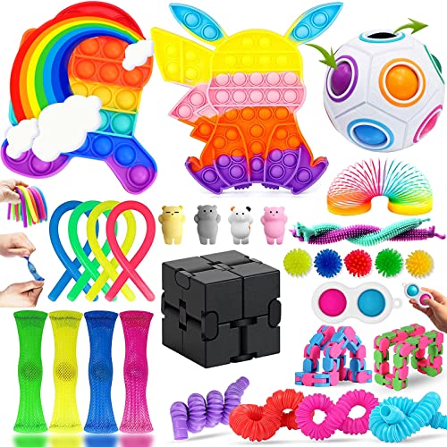 Fidget Toys Set, 31Stück Fidget Toy Set Box kann Stress und Angst Abbauen,...